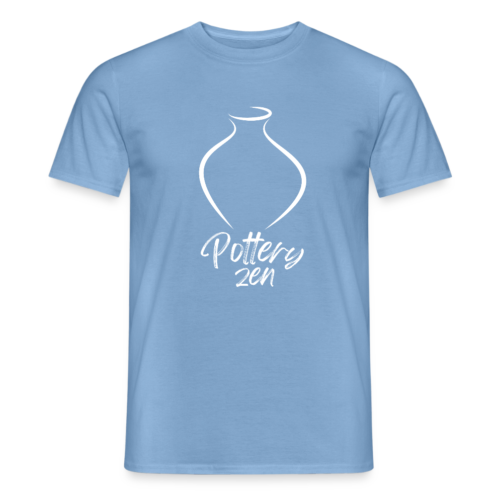 Pottery Zen · T-shirt — carolina blue — front