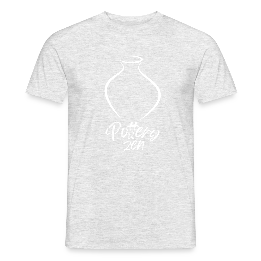 Pottery Zen · T-shirt — heather grey — front