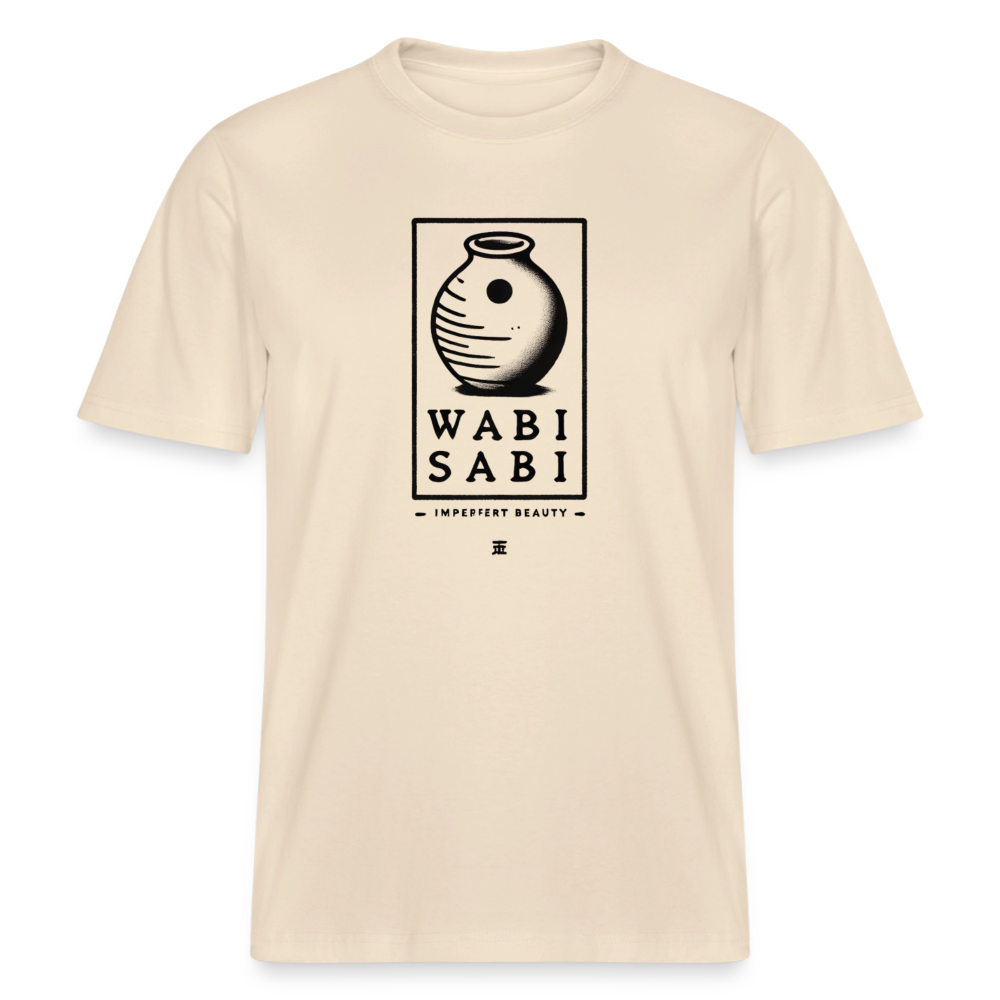 Wabi Sabi · Organic T-shirt — soft Ecru — front