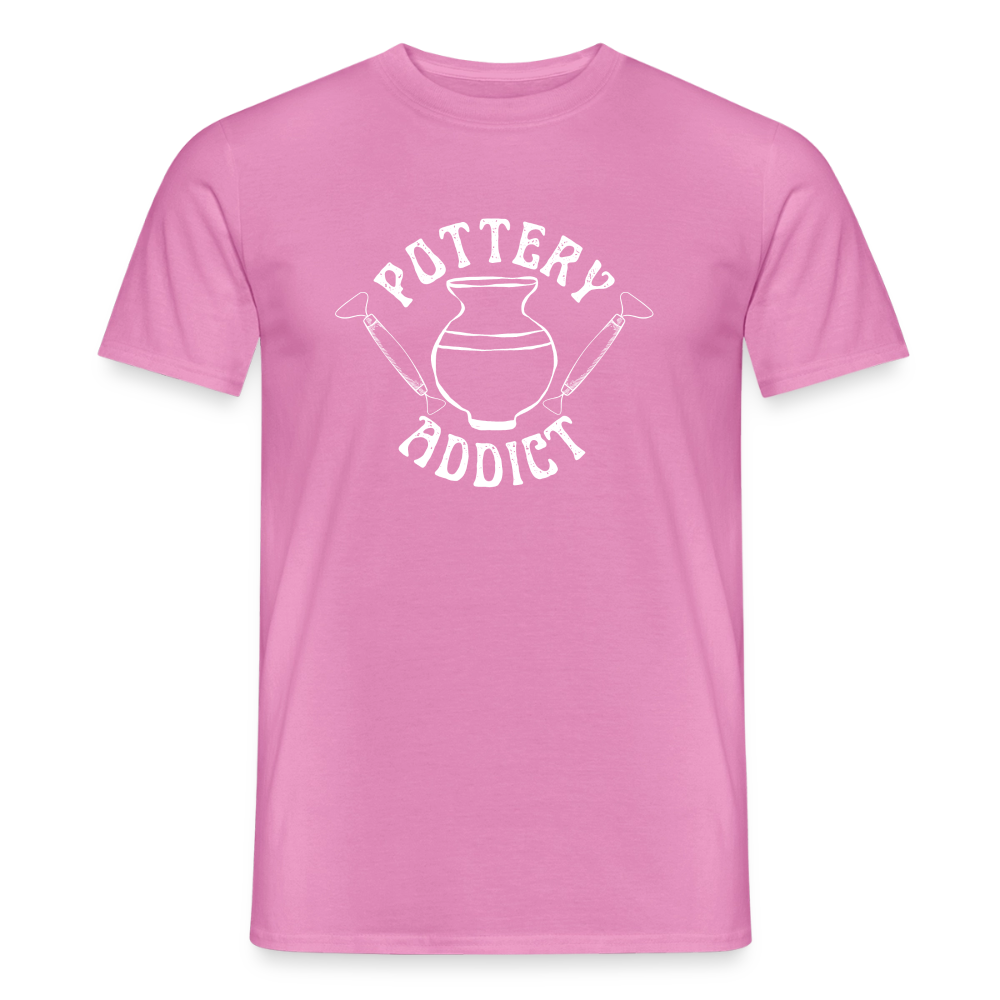 Pottery Addict · T-shirt — pink — front