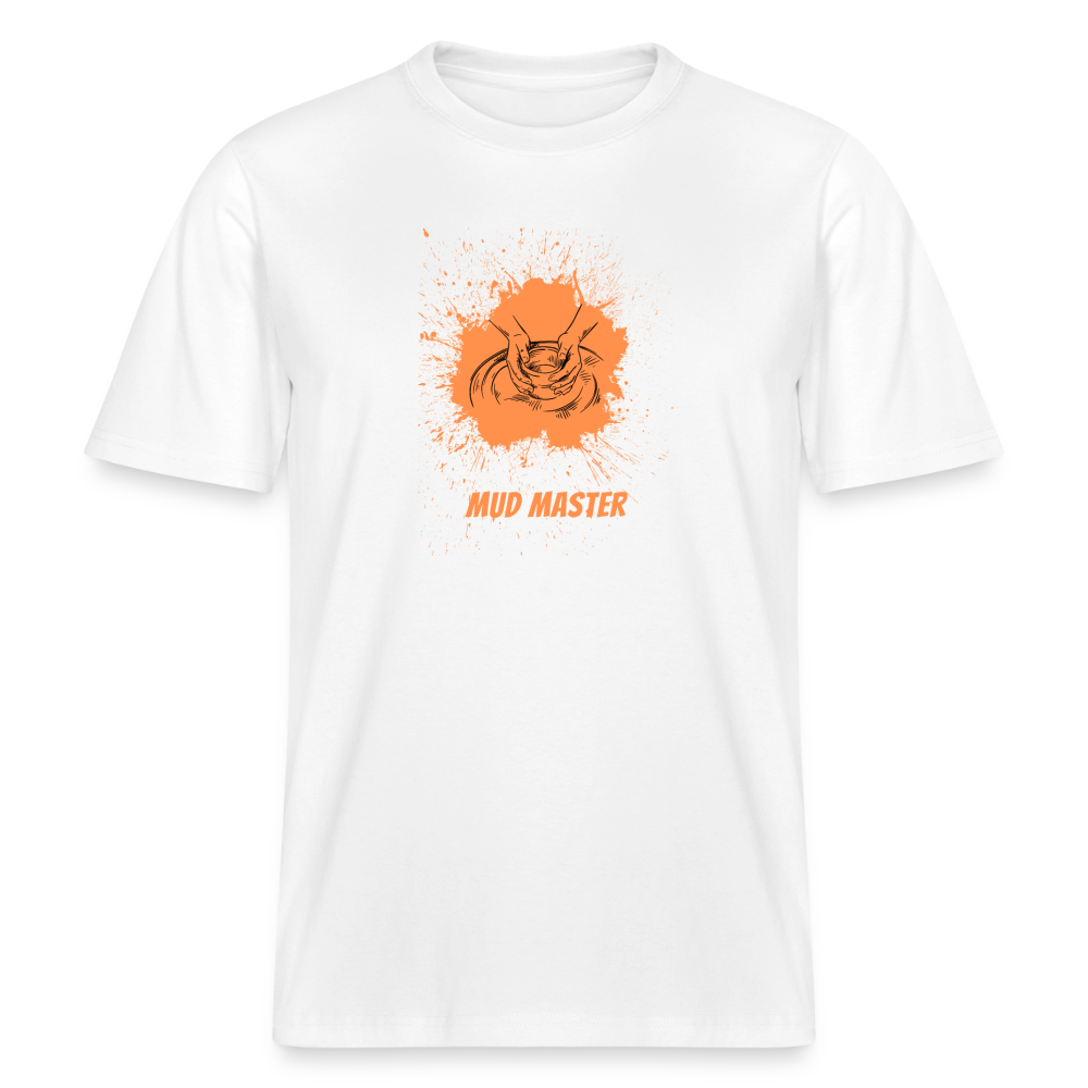 Mud Master · Organic T-shirt — white — front