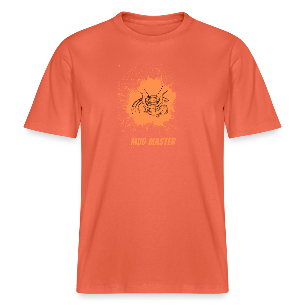 Mud Master · Organic T-shirt — light red — front