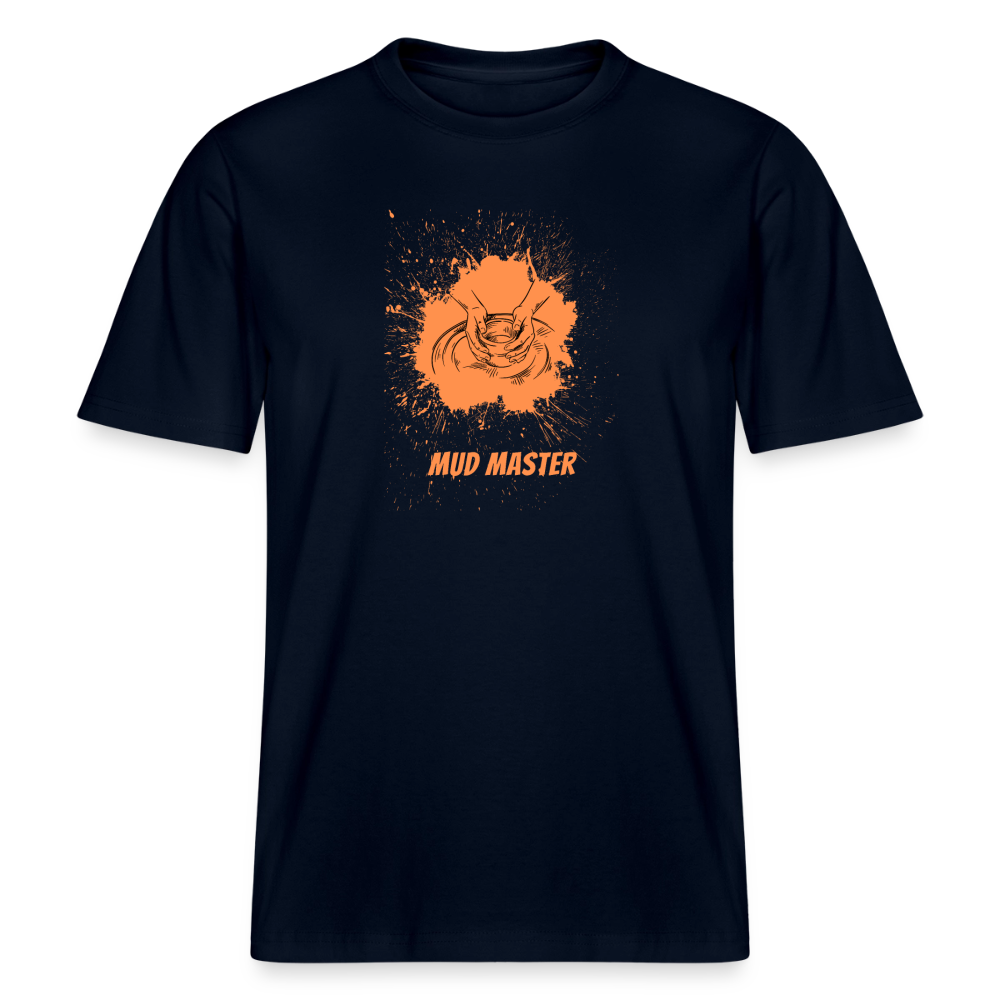 Mud Master · Organic T-shirt — french navy — front