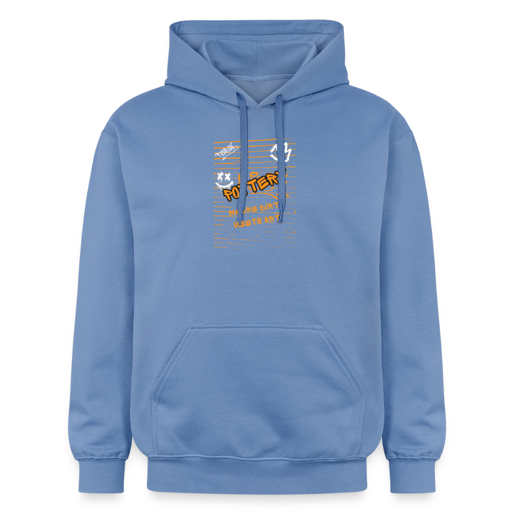 Pottery, Where Dirt Meets Art Softstyle® Midweight · Hoodie — carolina blue — front