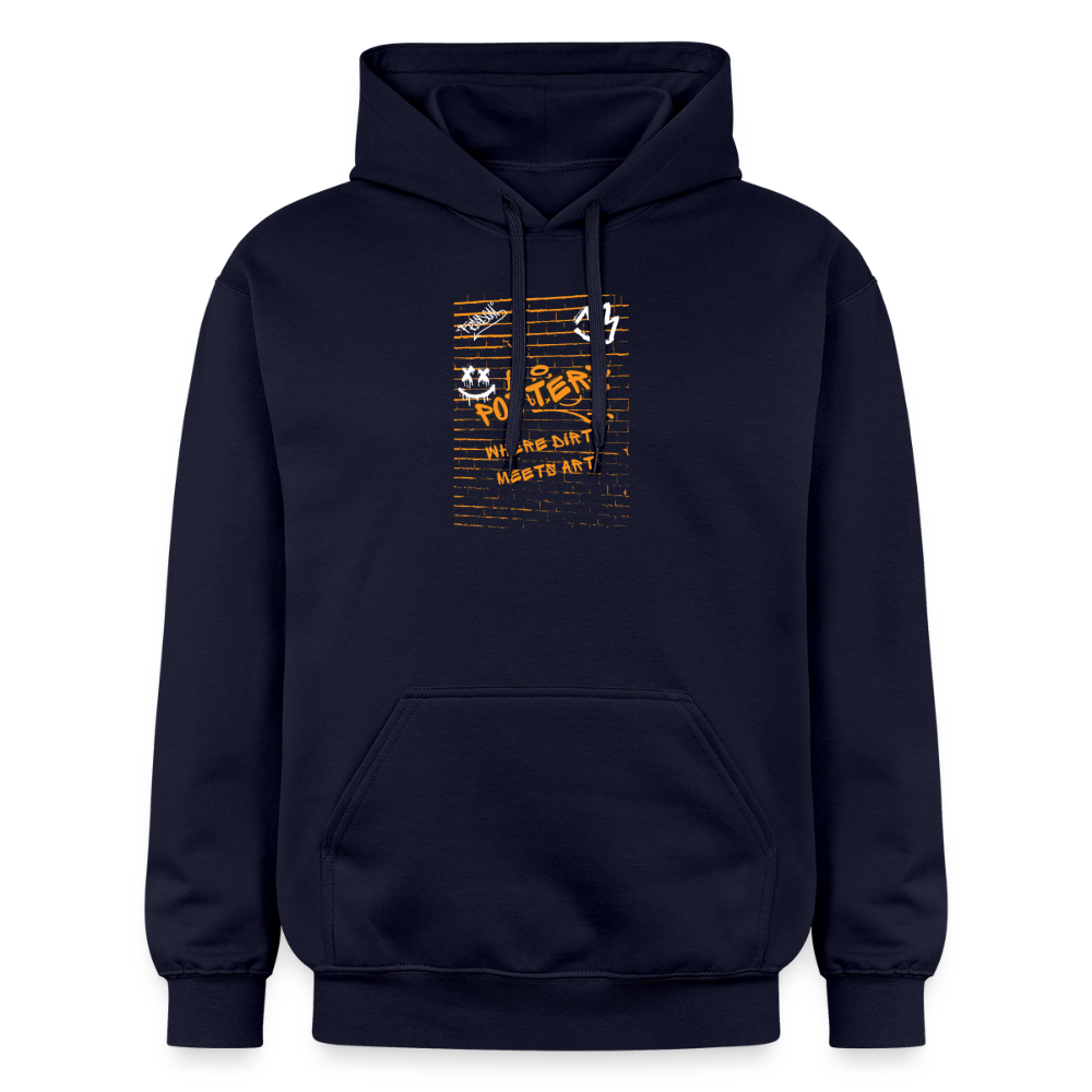 Pottery, Where Dirt Meets Art Softstyle® Midweight · Hoodie — navy — front