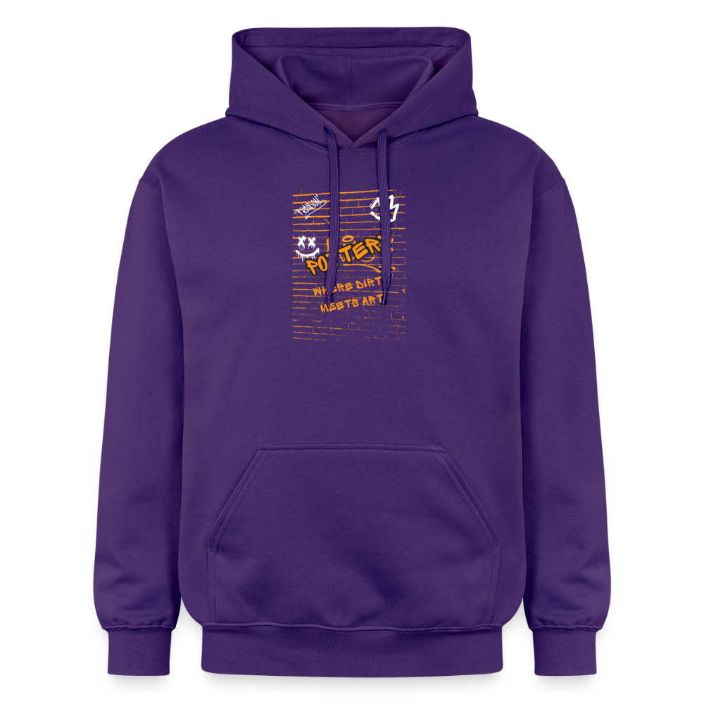 Pottery, Where Dirt Meets Art Softstyle® Midweight · Hoodie — purple — front