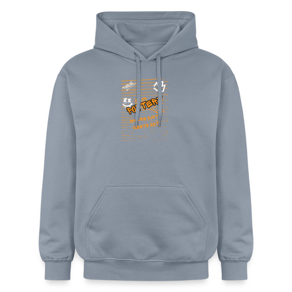 Pottery, Where Dirt Meets Art Softstyle® Midweight · Hoodie — blue — front
