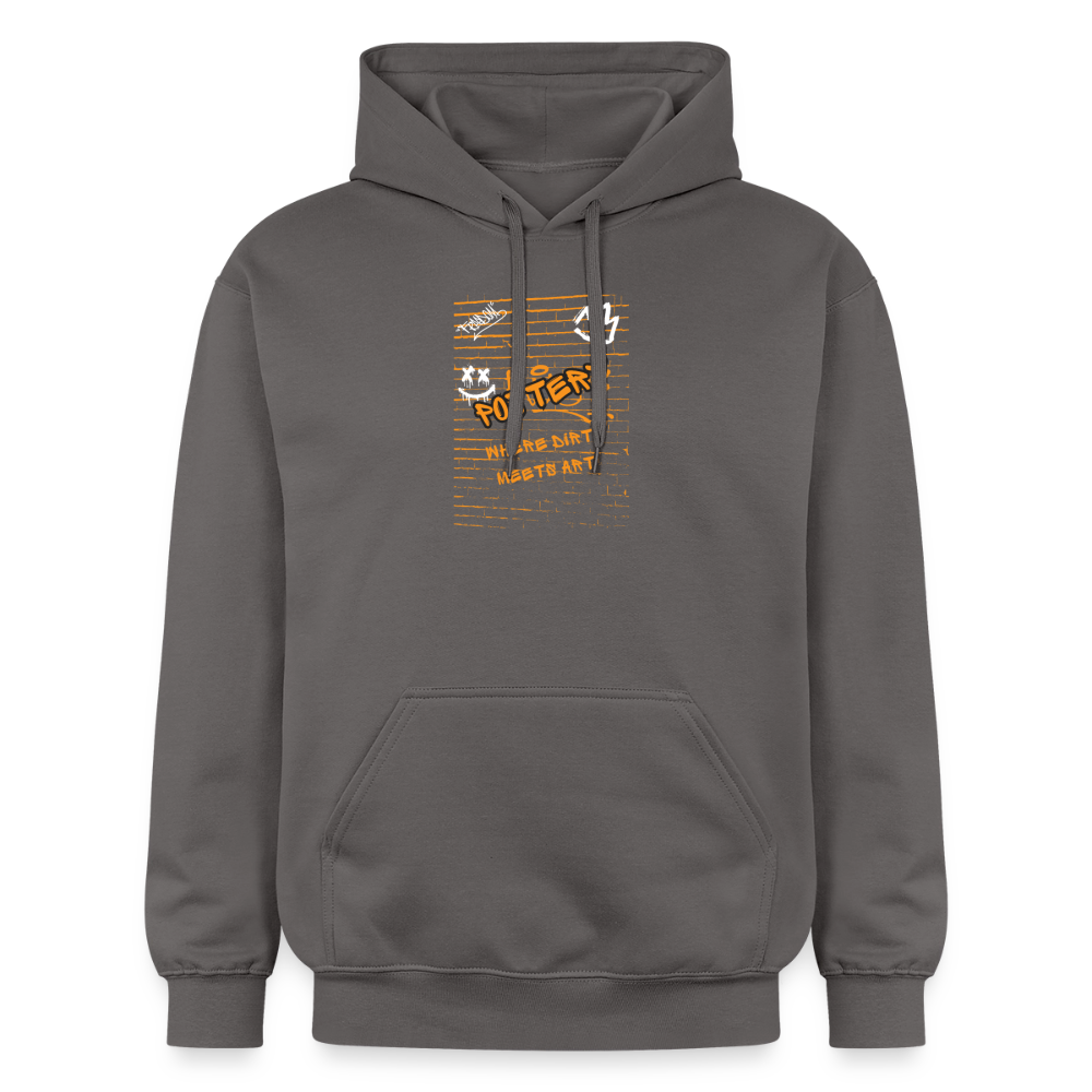 Pottery, Where Dirt Meets Art Softstyle® Midweight · Hoodie — dark grey — front