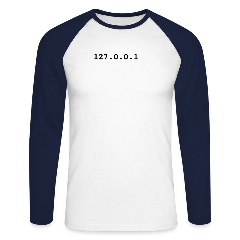 IP Adresse Computer - Männer Baseballshirt langarm