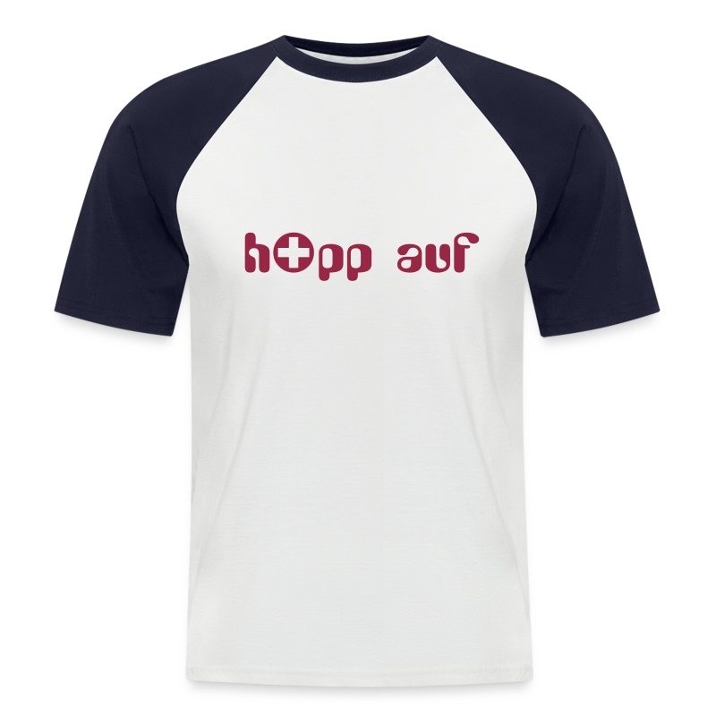 Hopp auf Schweiz EM-Shirt - Männer Baseball-T-Shirt