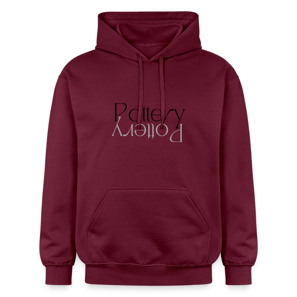 Pottery Reflection Softstyle® Midweight · Hoodie — maroon — front