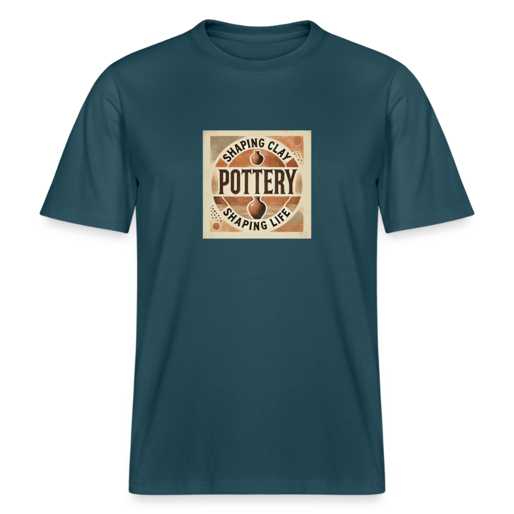 Shaping Clay, Shaping Life · Organic T-shirt — stargazer — front