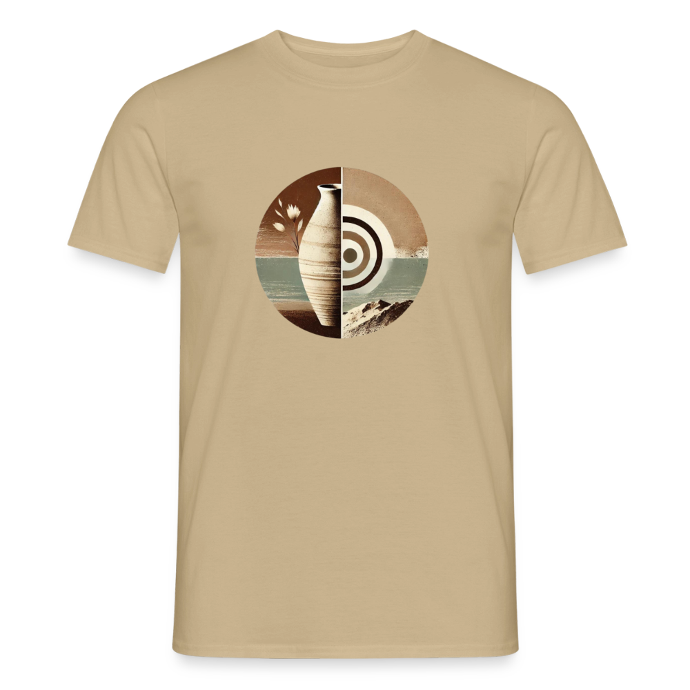 Pottery Is My Escape · T-shirt — sand beige — front