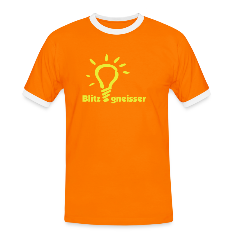 Blitzgneisser Shirt Sprücheklopfer - Männer Kontrast-T-Shirt
