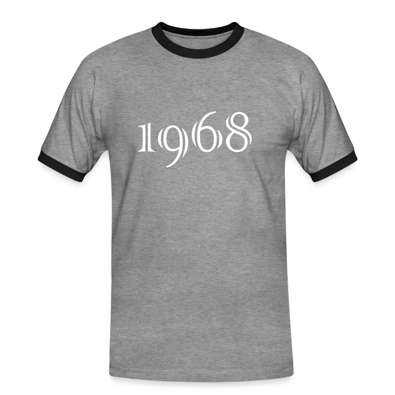 1968 Jahrgangs-Shirt - Männer Kontrast-T-Shirt