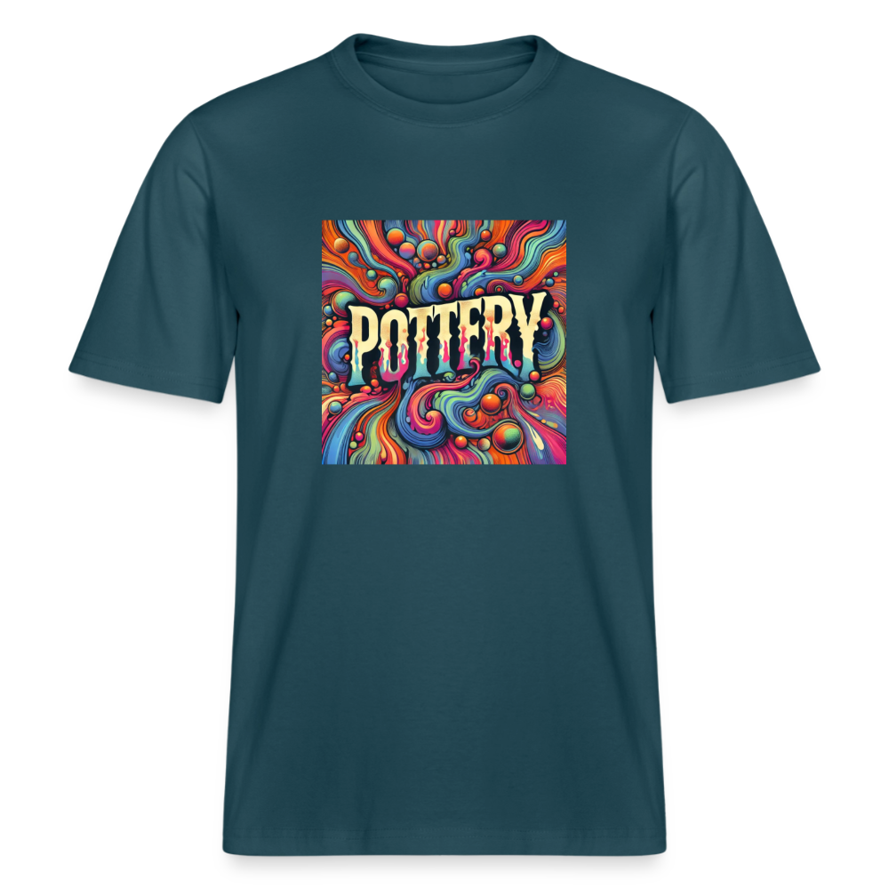 Pottery (psychedelic) · Organic T-shirt — stargazer — front