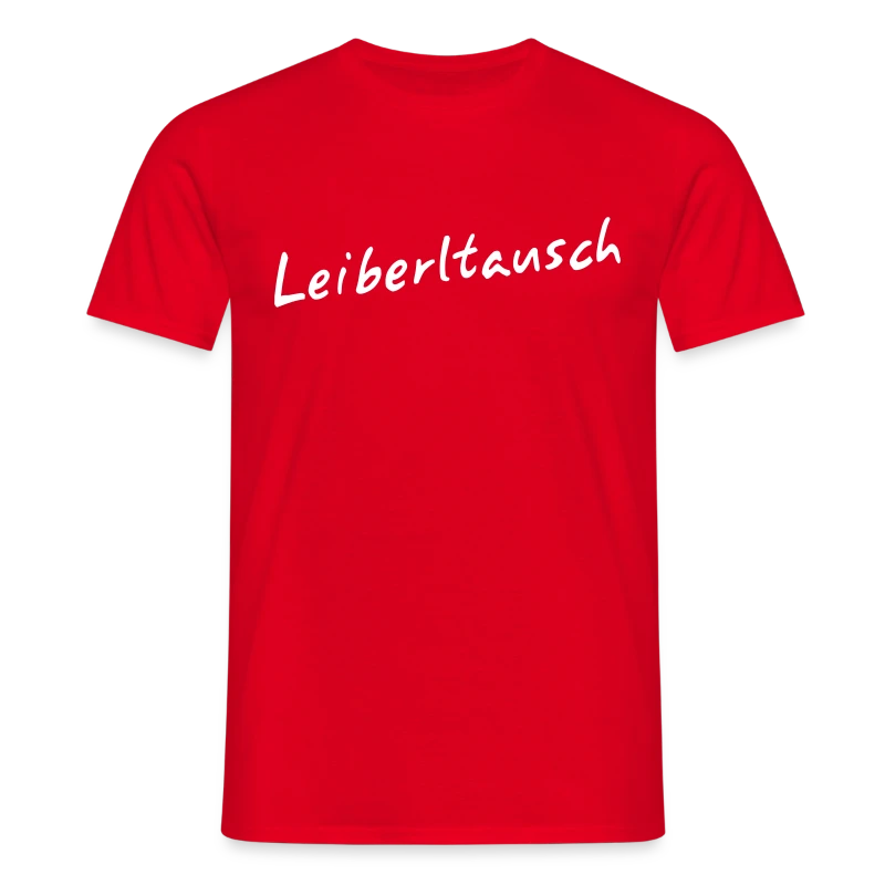 Leiberltausch Fussball Shirt - Männer T-Shirt