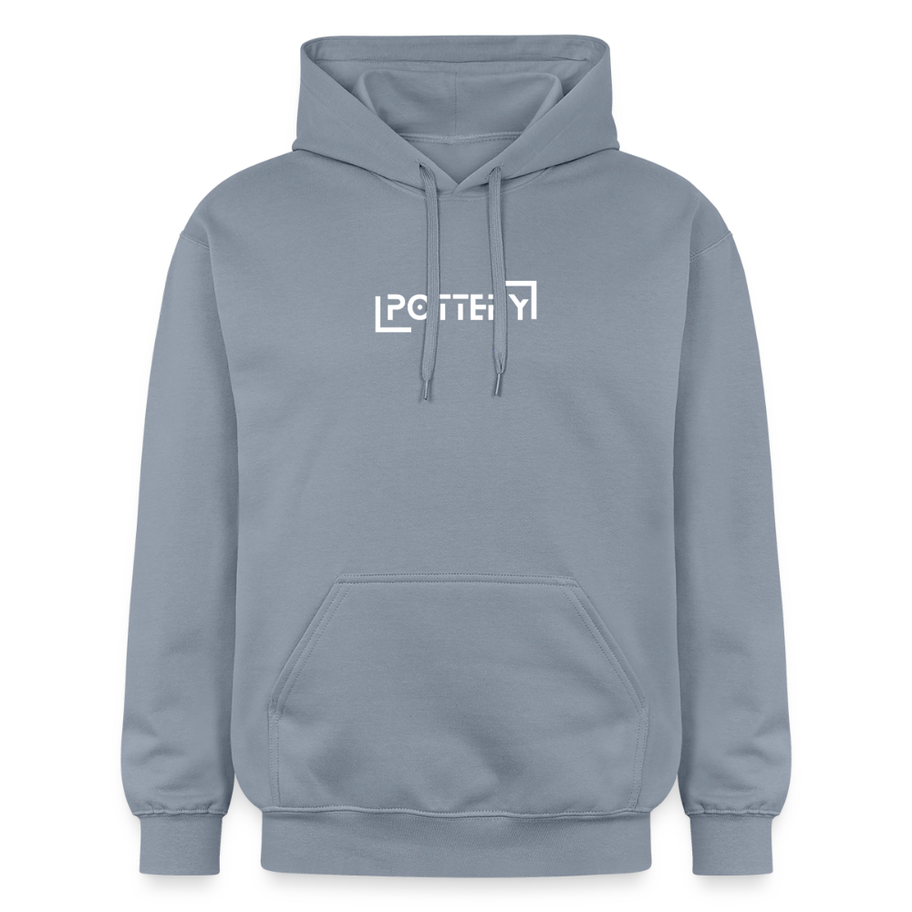 Pottery Softstyle® Midweight · Hoodie — blue — front