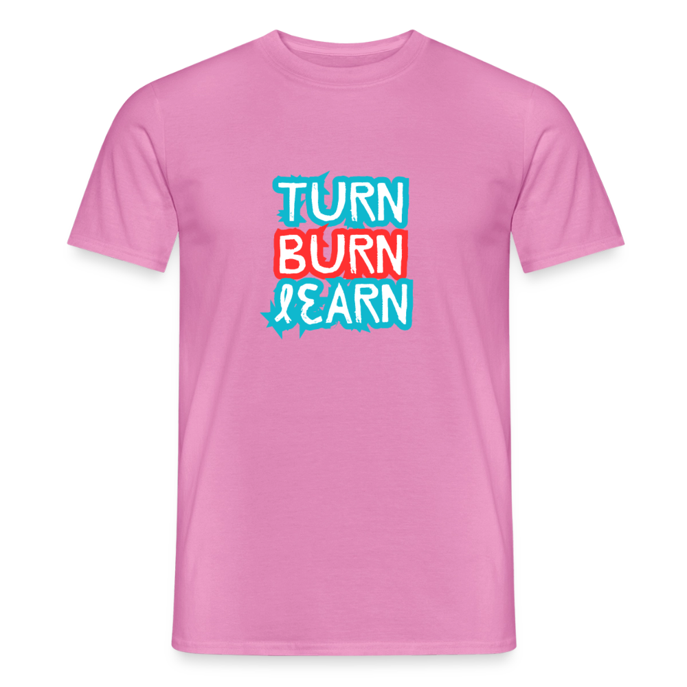 Turn Burn Learn · T-shirt — pink — front
