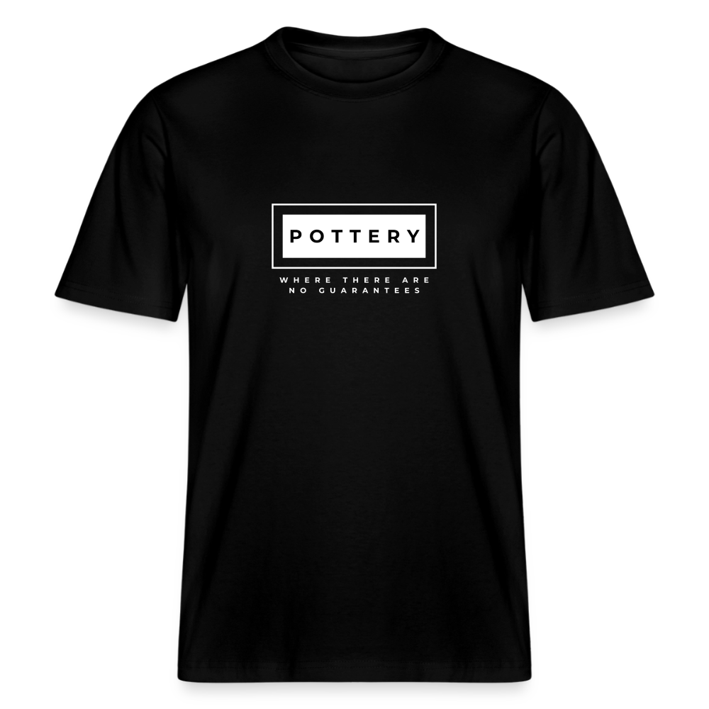 Pottery: Where There Are No Guarantees · Organic T-shirt — black — front