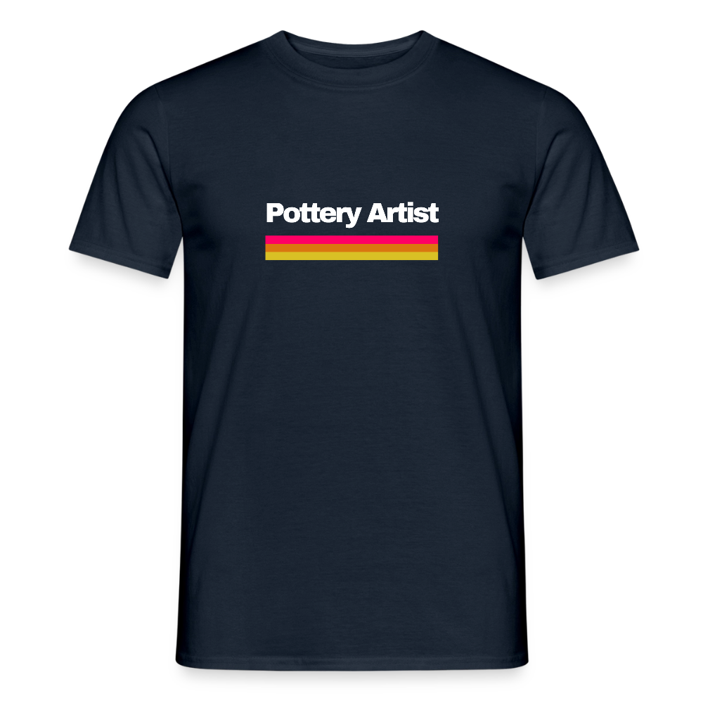 Pottery Artist · T-shirt — navy — front