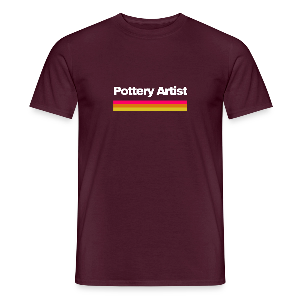 Pottery Artist · T-shirt — brick red — front