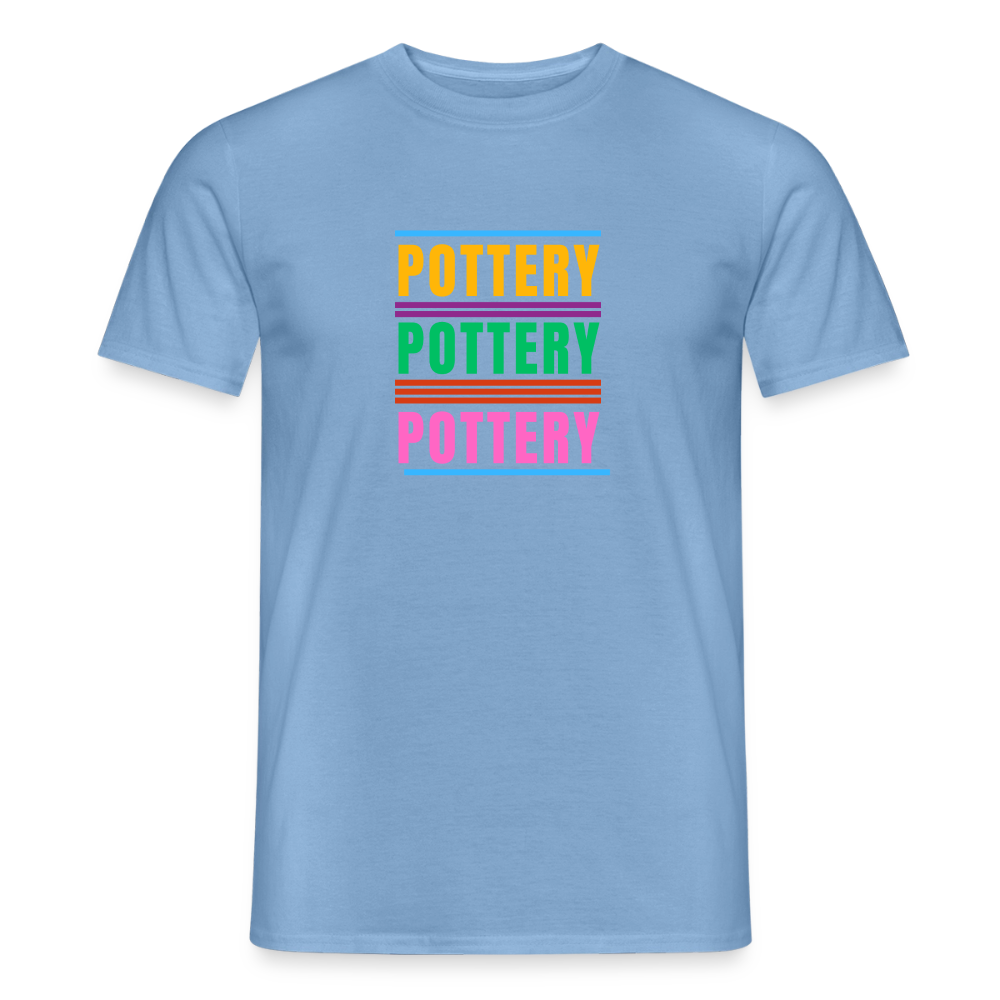 Pottery Pottery Pottery · T-shirt — carolina blue — front
