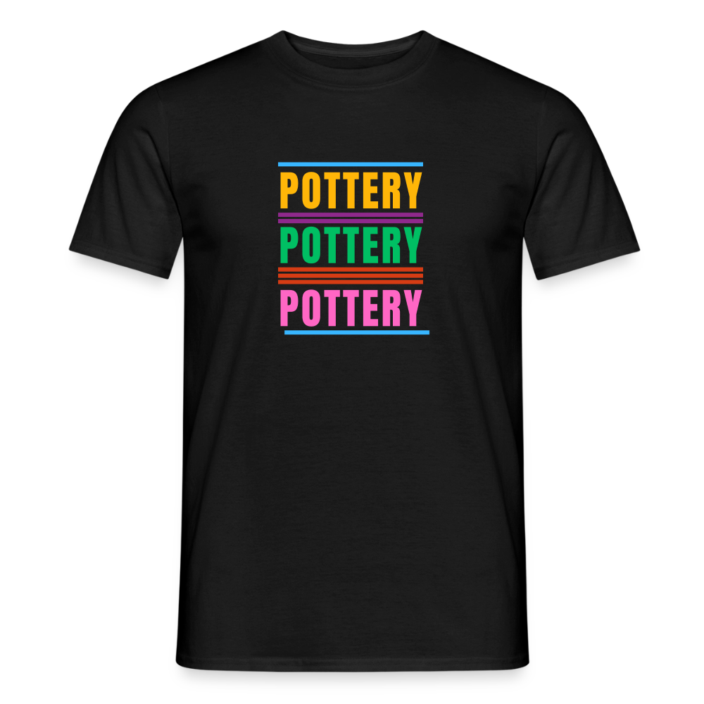 Pottery Pottery Pottery · T-shirt — black — front