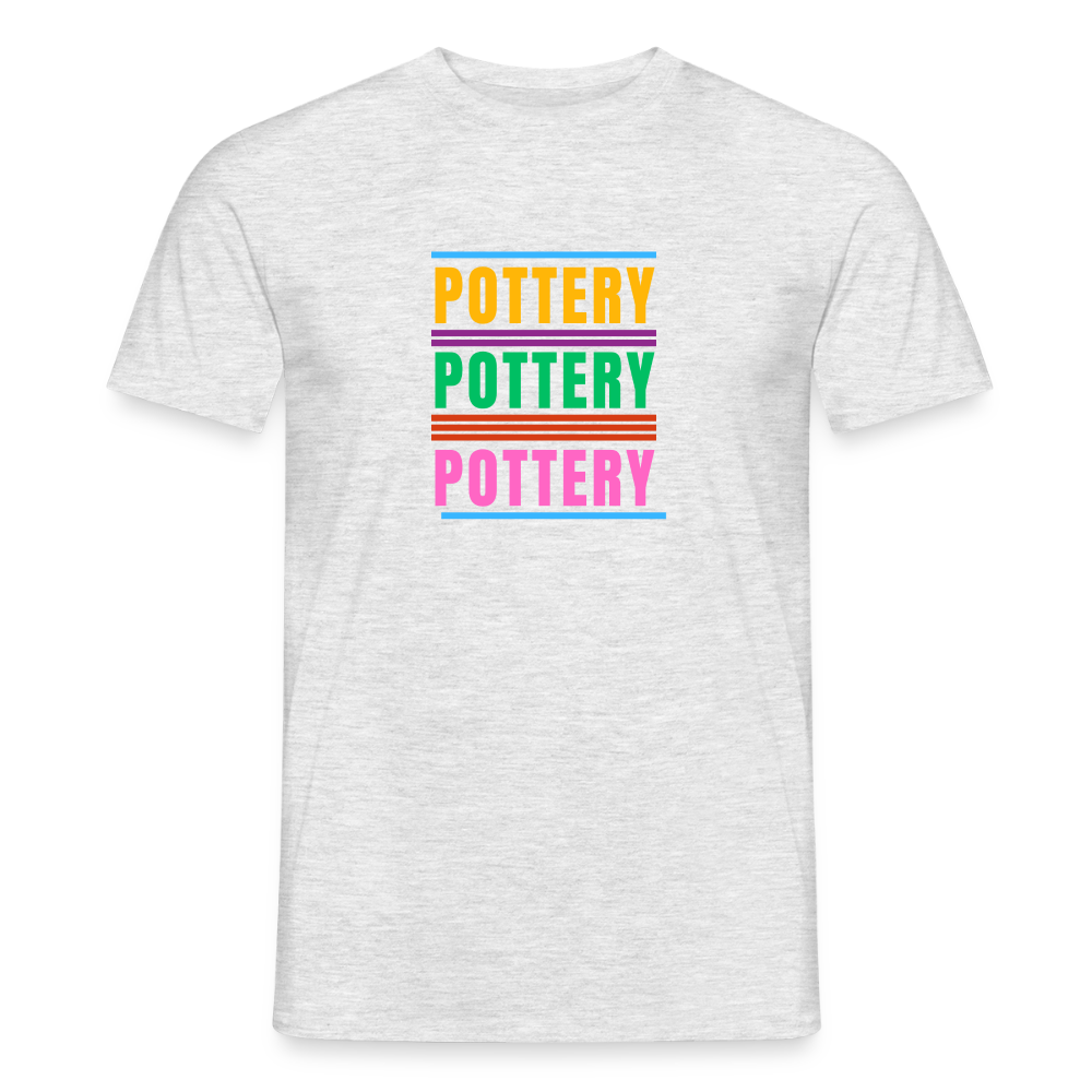 Pottery Pottery Pottery · T-shirt — heather grey — front