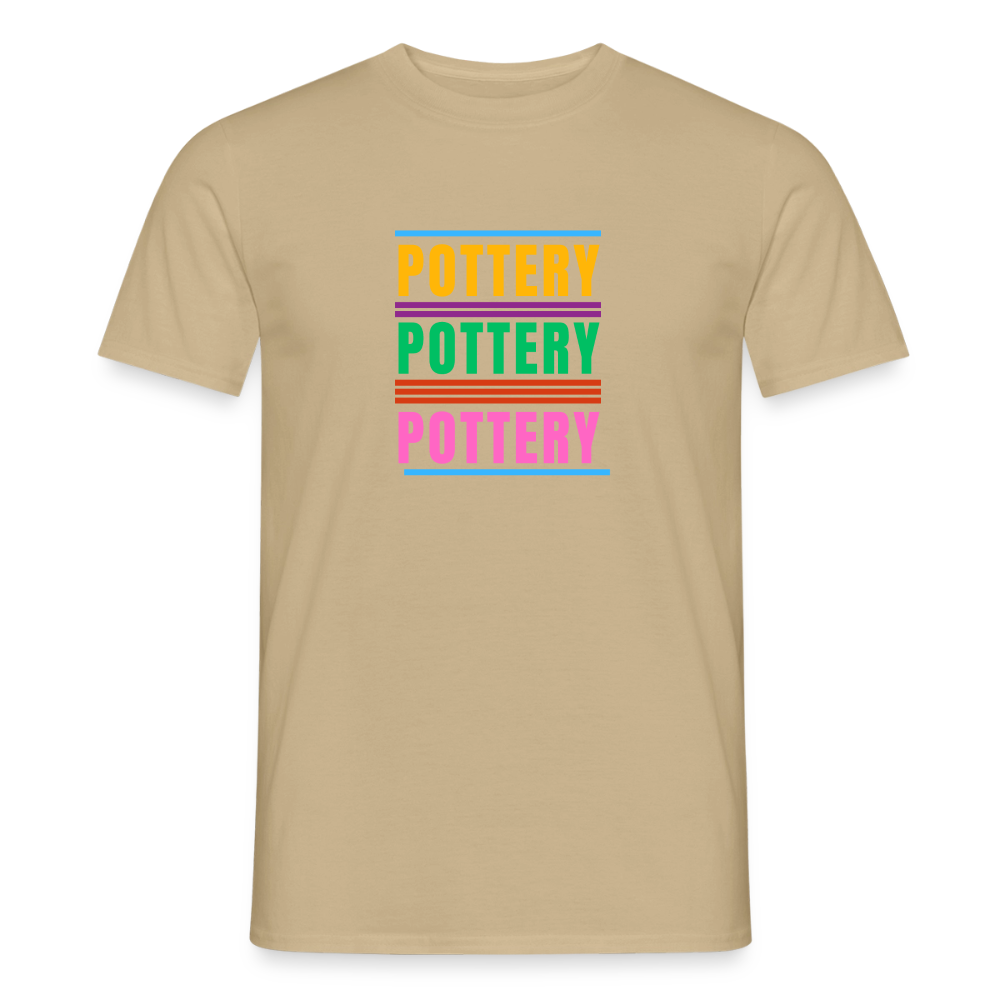 Pottery Pottery Pottery · T-shirt — sand beige — front