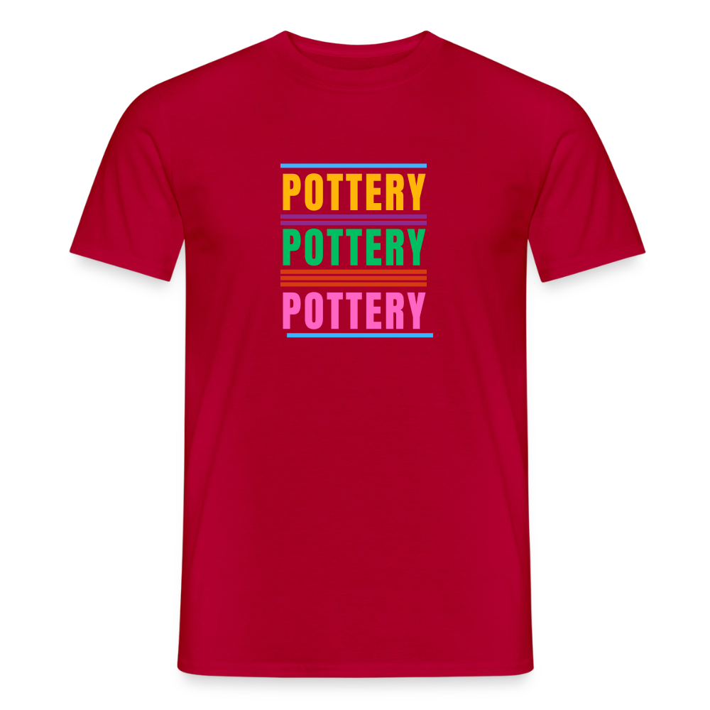 Pottery Pottery Pottery · T-shirt — red — front