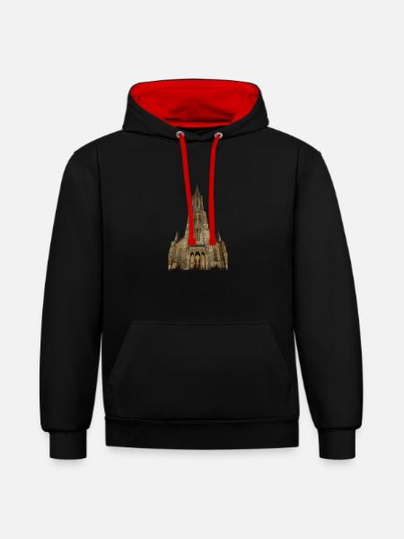 Ulmer Münster - Kontrast-Hoodie - 
