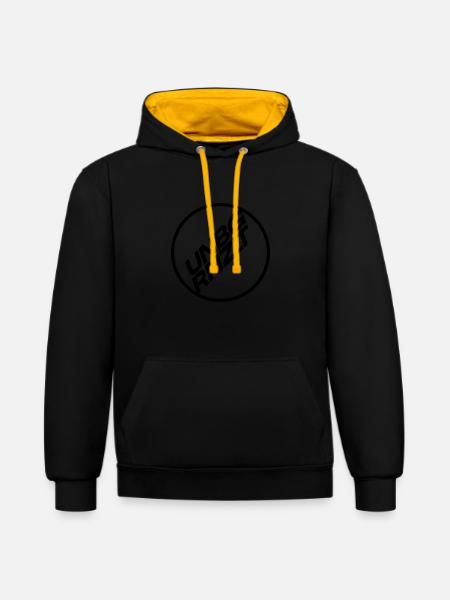 UNBGRNZT 2025 - Contrast hoodie - black/gold