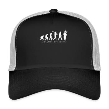 Dudelsack - Trucker Cap - Schwarz/Steingrau - Vorne