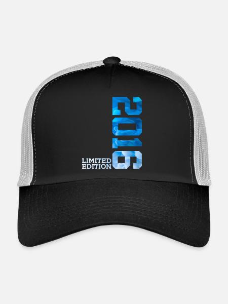 10. GEBURTSTAG LIMITED EDITION 2016 - Trucker Cap - Schwarz/Steingrau - Vorne