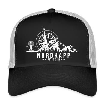 NordKapp Nord Nordkap - Trucker Cap - Schwarz/Steingrau - Vorne