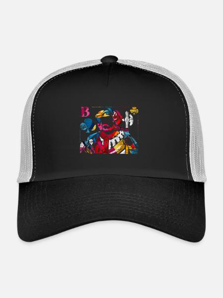 Spitzfindiger Doppelkopf Dokoabend - Trucker Cap - Schwarz/Steingrau