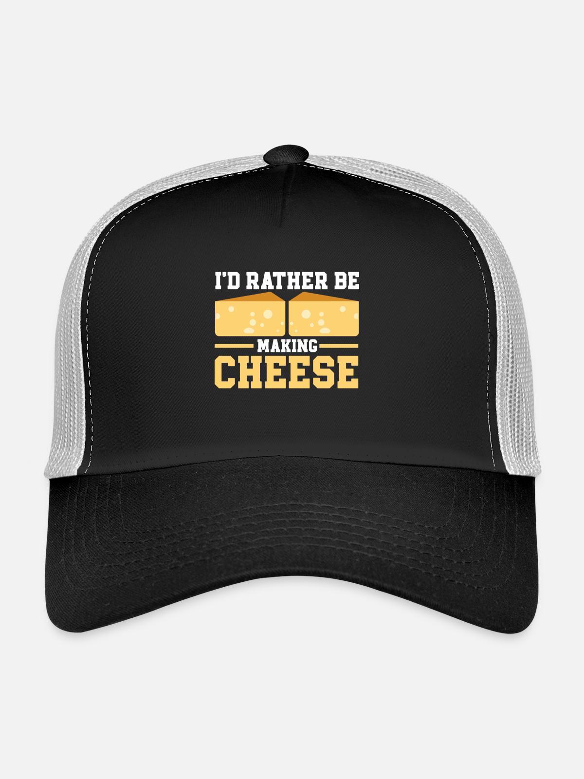 Cheese Making Cheese Lover - Trucker Cap - black/stone grey - Front