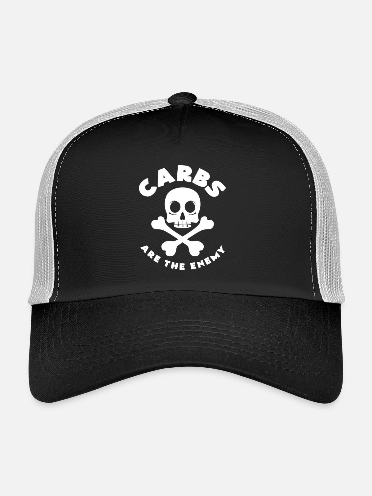céto - Casquette trucker  - noir/gris pierre - Devant