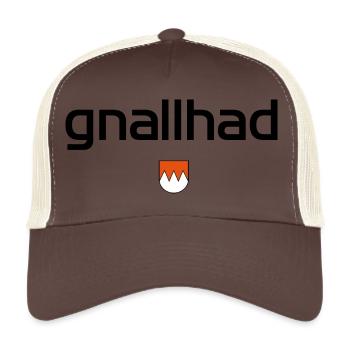 gnallhad - Mundart Design - Trucker Cap - Braun/Beige - Vorne