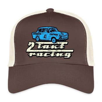 Trabi 2 Takt Racing - Trucker Cap - Braun/Beige - Vorne