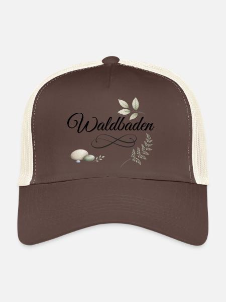 Waldbaden Natur Entspannung - Trucker Cap - Braun/Beige