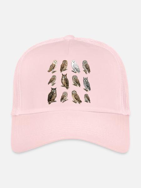 Eulen der Welt - Trucker Cap - Hellrosa
