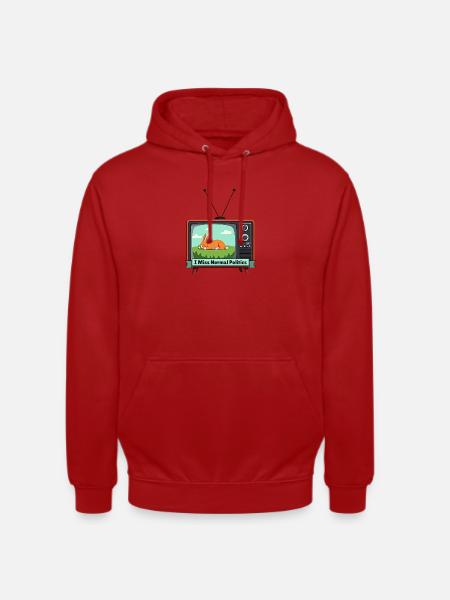 I Miss Normal Politics - Unisex Hoodie - Rot