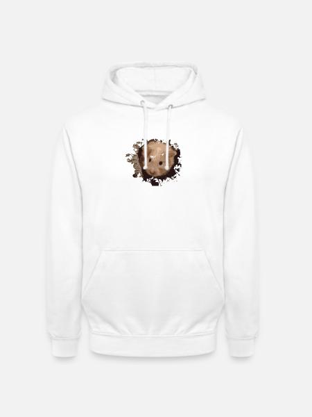 hamster - Unisex Hoodie - Weiß
