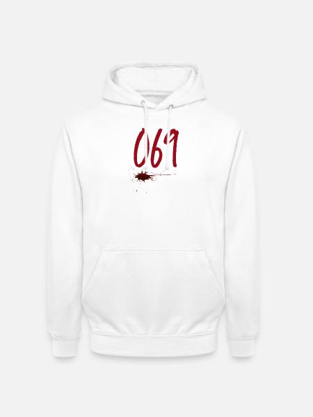Postleitzahl Frankfurt 069 - Unisex Hoodie - Weiß