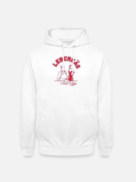 Leberkäs - Leberkäse Metzger - Unisex Hoodie - Weiß