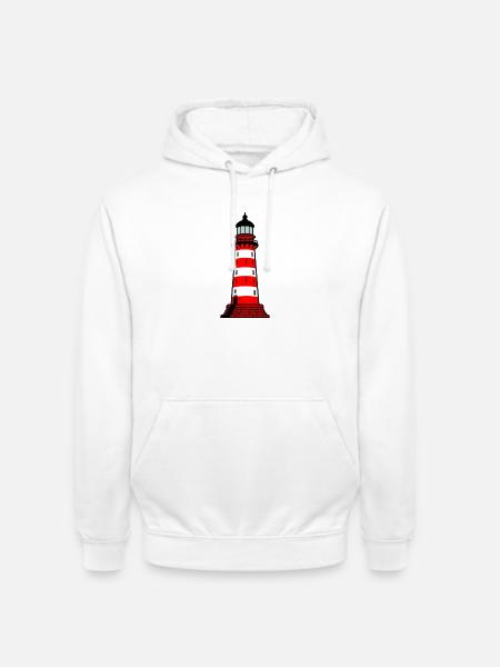 Leuchtturm - Unisex Hoodie - Weiß