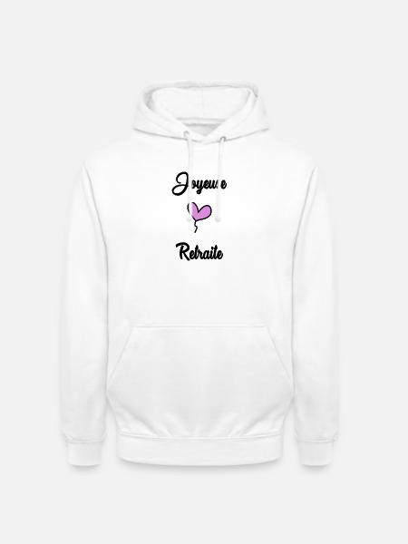 RETIREMENT. RETIREMENT. RETIRED. RETIREMENT - Unisex Hoodie - white