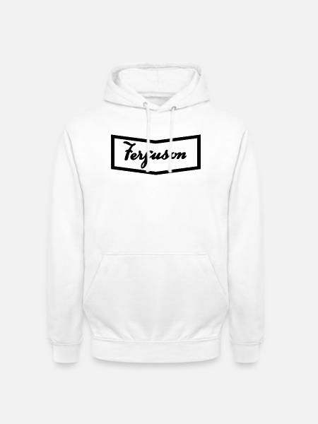 Ferguson TE20 hood logo - Unisex Hoodie - white